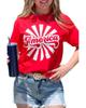 Футболка с графическим принтом «День независимости» Red America