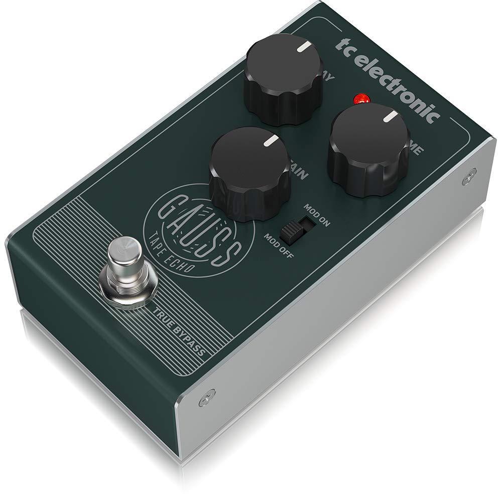 TC Electronic Digital Tape Echo Emulation Guitar Effects Recreates the Classic Tape Echo Sound with Modulation Simple True Bypass Pedal, Pedal,
