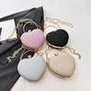 Evening Clutch Bag Women Bag Shiny Handbag Heart Shape Clutches Bag Fashion Chain Shoulder Crossbody Bag Luxury Lady Purse KTY