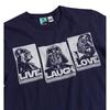 STAR WARS Unisex Adult Live Laugh Love Darth Vader T-Shirt
