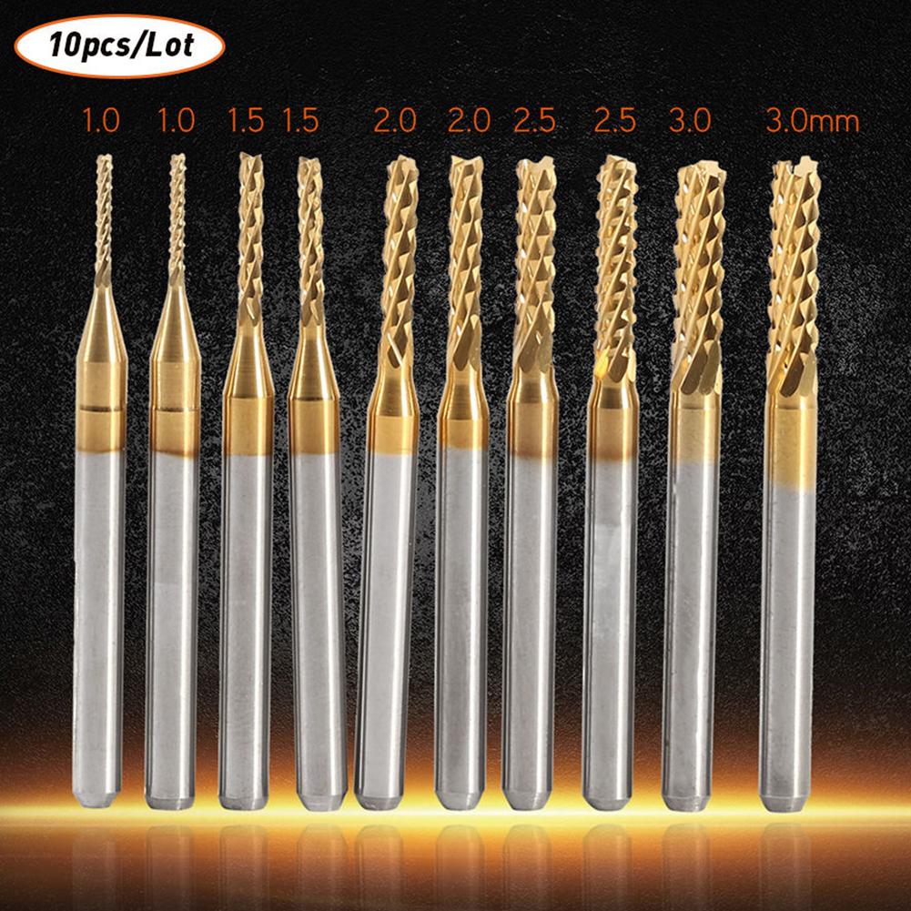 10 шт. Роторная борфреза быстрорежущая сталь роторный напильник сверло гравировальный резец шлифовальная головка фреза сверло гравировка