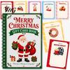 Christmas Gift Card Holder Merry Book, DIY Spiral Bound Accessories Booklet, Xmas Gifts for Family, Friends, Celebrations Parties, Exchanges