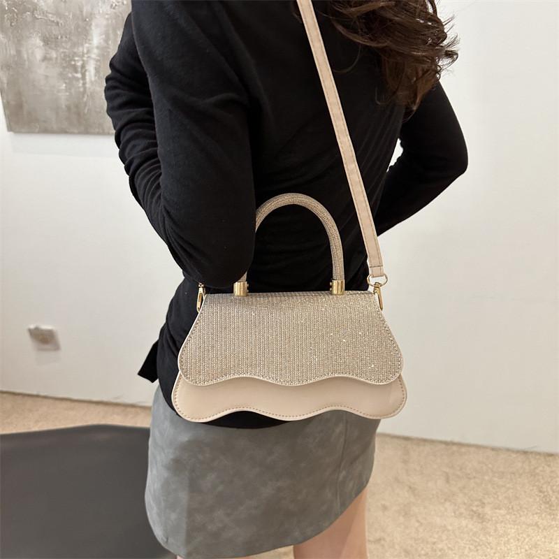 Pu Crossbody Retro Bag With Stitched Flap Id Pocket For Casual Daily Use