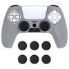 PlayVital Protective Silicone Cover Compatible with Pure Series PS5 Soft Rubber Grip Case Compatible with PS5 Includes 6 Thumbstick Can Be Used On