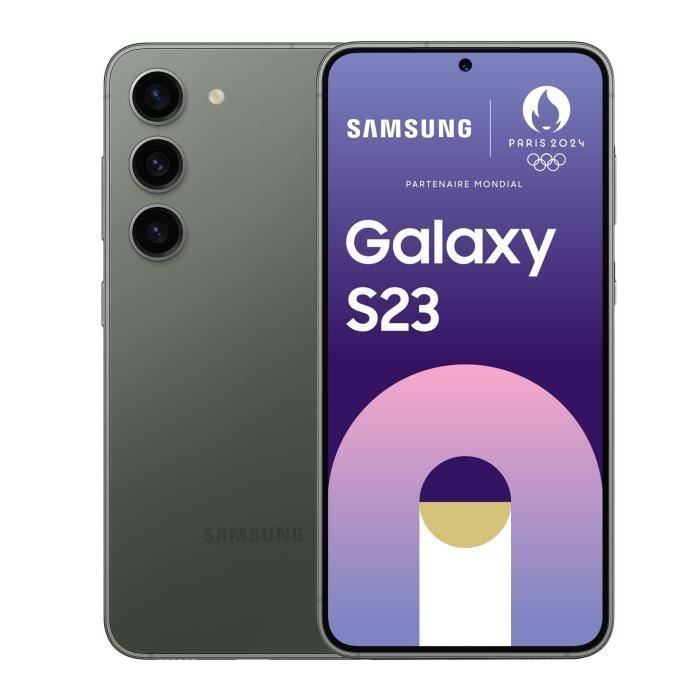 Samsung Смартфон Galaxy S23 5 8 ГБ ОЗУ + 128 ГБ/256 ГБ eSIM+SIM Разблокирован Noir