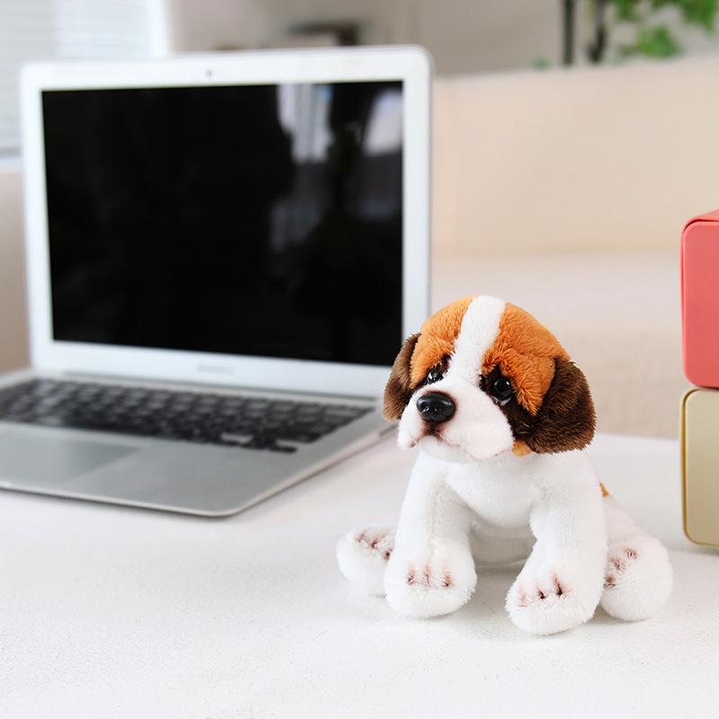 St. Bernard & Beagle Plush Toy Set