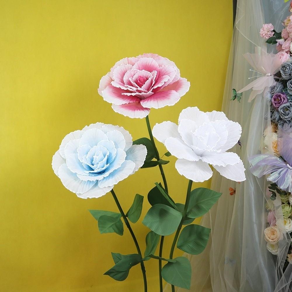 30CM Giant Simulated Rose Flower Linen Simulated Photography Studio Props Photography Props