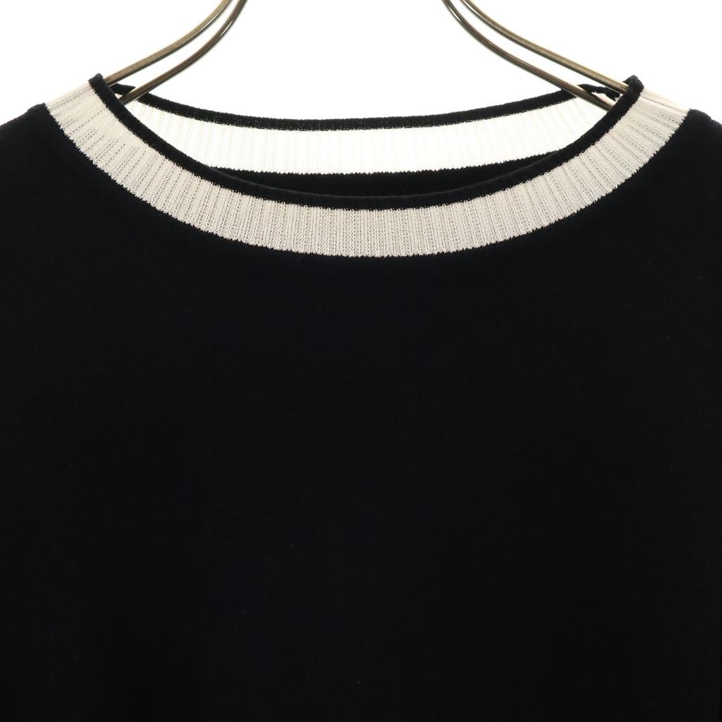 FOXEY Made In Japan Long Sleeve Knit 40 Black Women Used