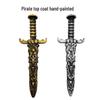 Plastic Electroplated Sword 808 - Pirate Dagger for Halloween Performance