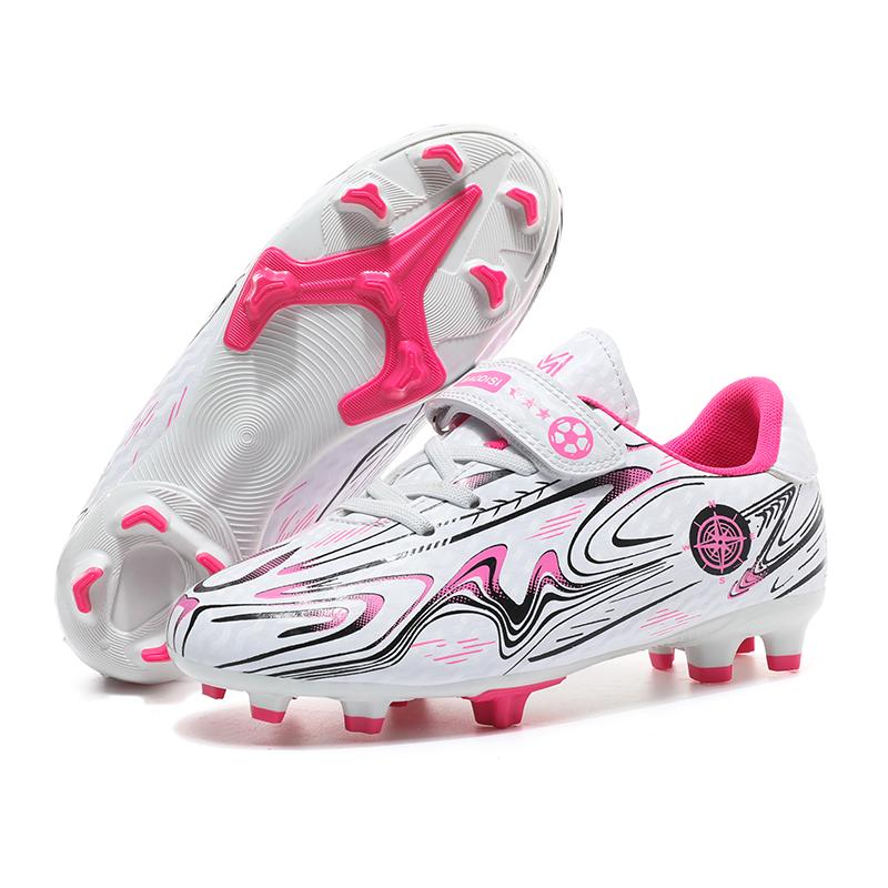 28-39 Children's Football Boots Children's Magic Stickers Strap Plastic Nail Football Shoes