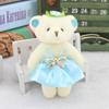 10pcs/set Plush Animal Mini Bear Flower Bouquet Cartoon Bear Plush Toys  Valentine's Day