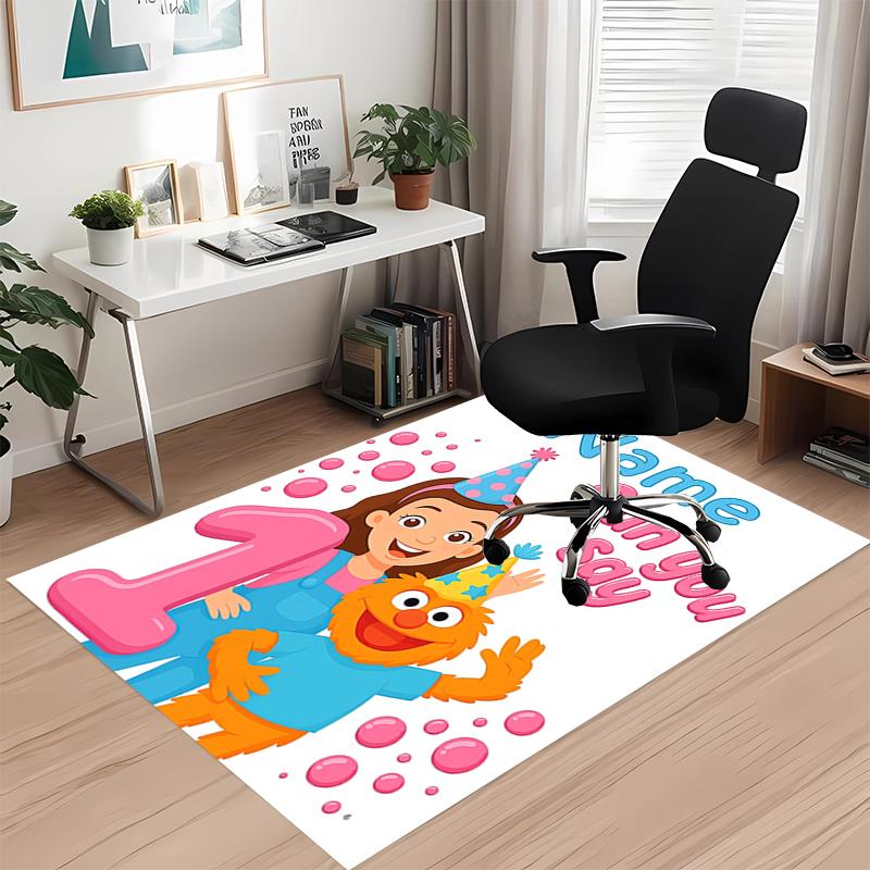 Custom Name Ms. Rachel Printed Carpet, for Office Chair Living Room Bedroom Kitchen Room Decor Gifts.