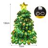 Large 3D Standing Christmas Tree Foil Balloon with LED Lights New Year Party Decoration Supplies Home Xmas Decor Photo Props