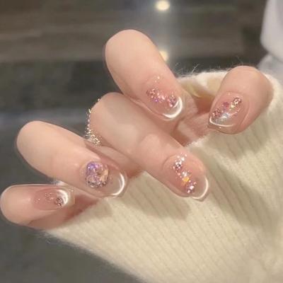 Чисто ручная работа Фототерапия Носимые планшеты для ногтей Top Floor Qianjin Носимые готовые изделия для ногтей Многоразовые пластыри для ногтей