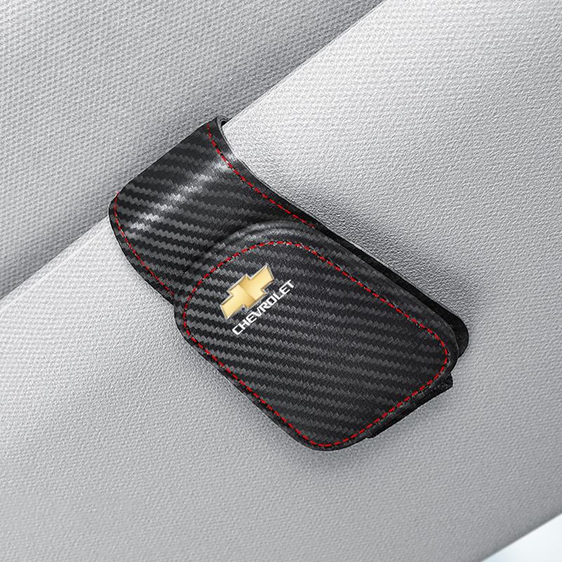 AABHN1 Car Interior Sun Visor Eyeglasses Holder Sunglasses Clip For Chevrolet Sail Aveo Colorado Cobalt Silverado Beat Equinox Tahoe