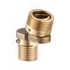 Universal Foot Curved Faucet Adapter 360° Rotatable Wall Mounted Adapter  Bathroom Use