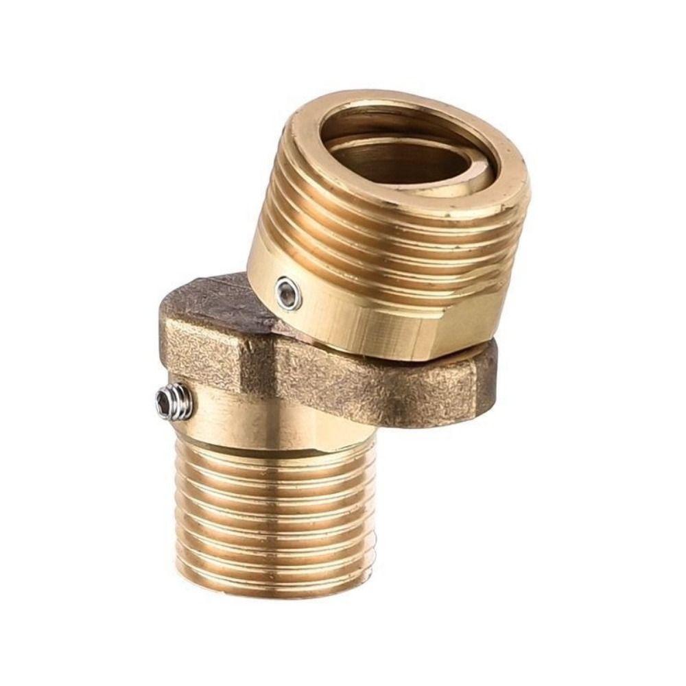 Universal Foot Curved Faucet Adapter 360° Rotatable Wall Mounted Adapter Bathroom Use