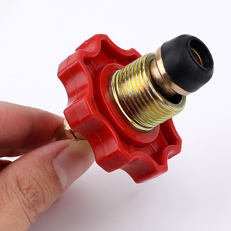 Outdoor Gas Can Refill Valve Adapter with Guide for Liquefied Gas Tanks