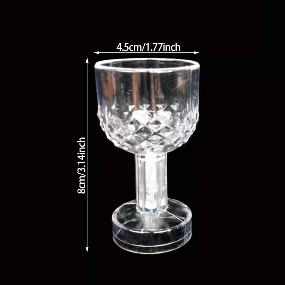 55 мл светодиодный светящийся стаканчик переключаемого типа светящаяся посуда для напитков мигающий напиток виски безалкогольный напиток чашка вечеринка клуб бар атмосфера принадлежности