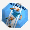 1pc H-Haaland Umbrella, Sun Protection, And UV Shielding. It Has Eight Sturdy Ribs for Outdoor Use And Perfect As a Holiday Gift