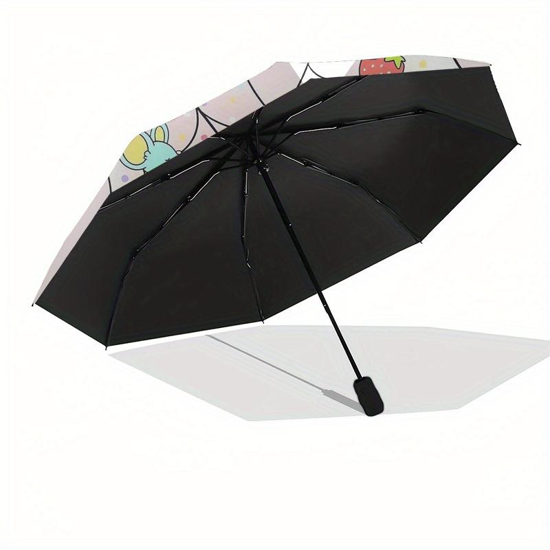 1pc My Melody Web Artwork Umbrella with Plastic Handle,Suitable for All Seasons Home Travel Outdoor UmbrellaSanlio456
