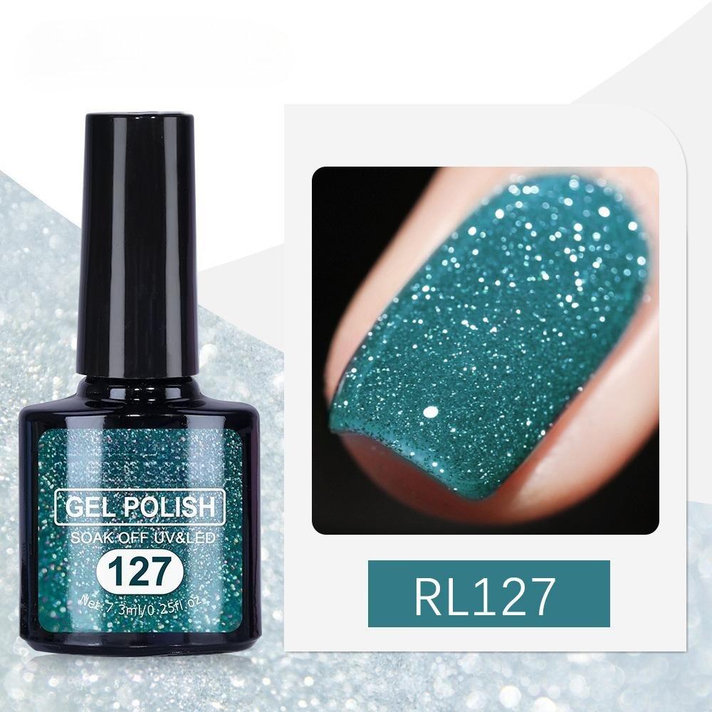 7,5 мл гель-лак для ногтей с блестками, замачиваемый УФ-светодиодный гель-лак для дизайна ногтей, маникюр