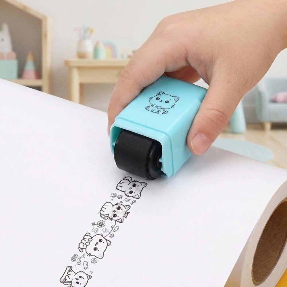 Креативная Мультяшная Печать Раскрашиваемая DIY Штамп для Скрапбукинга Животное Фруктовый Штамп Поделки