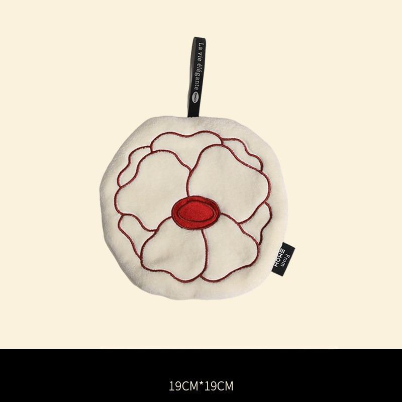 Мягкое, приятное для кожи, подвесное полотенце для рук. Утолщенное, двухслойное, впитывающее, быстросохнущее полотенце для кухни, ванной комнаты, уборки и умывания лица.