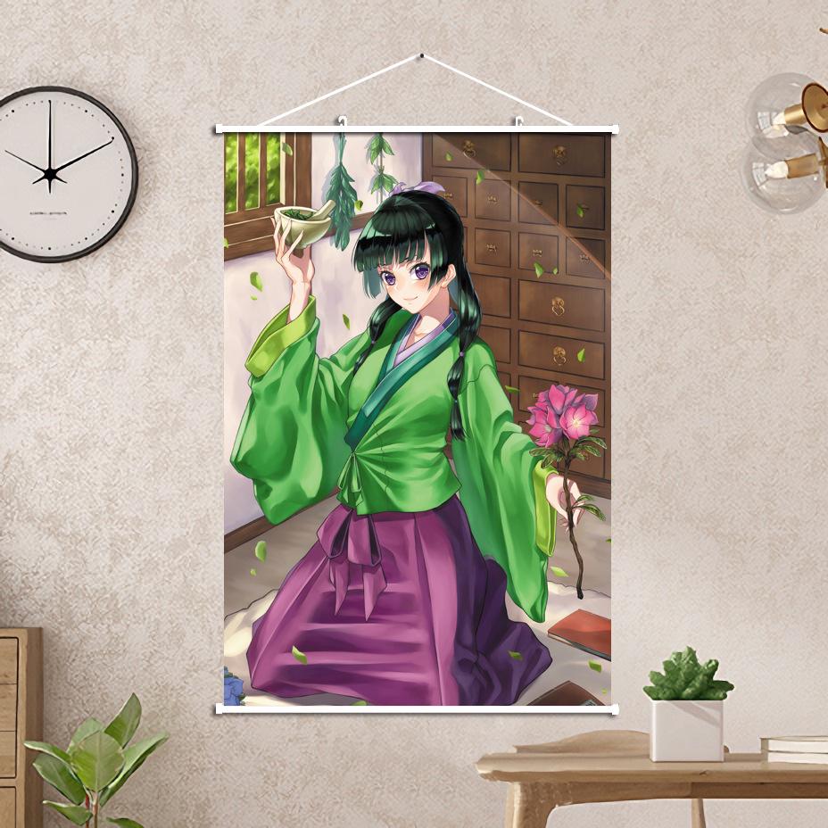Anime The Apothecary Diaries Hanging Scroll Decorative Painting 60x90cm
