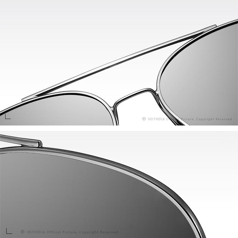 VEITHDIA модный бренд унисекс алюминиевые солнцезащитные очки с поляризационными линзами солнцезащитные очки для женщин и мужчин