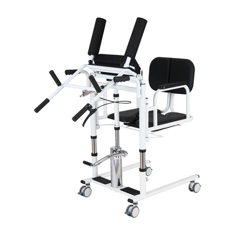 Elderly Mobility Aid: Multifunctional Transfer Machine for Toilet, Dressing, and Transportation