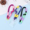 Mobile Phone Lanyard Cute Knot Portable Anti-Loss Hand Bracelet Chain For Phone Coloful Rope Chain Wrist Short Straps