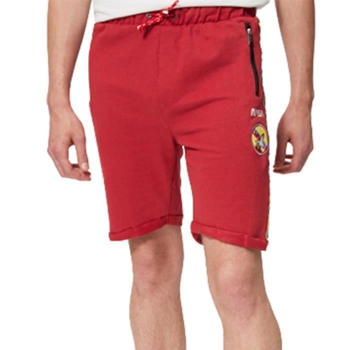 Мужские бермуды Nasa - GNS3035BE M КРАСНЫЙ-S - Красный - Взрослый