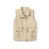 Spring Autumn Vest Women Casual Lined Sleeveless Jackets Basic Loose Waistcoat Lightweight