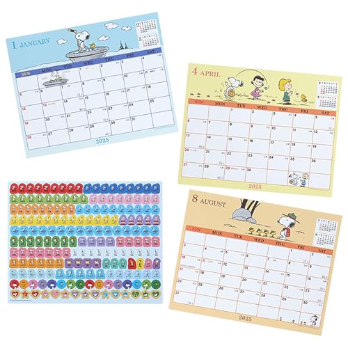 Календарь Sanrio Sheet 2025 Snoopy настольный 451479