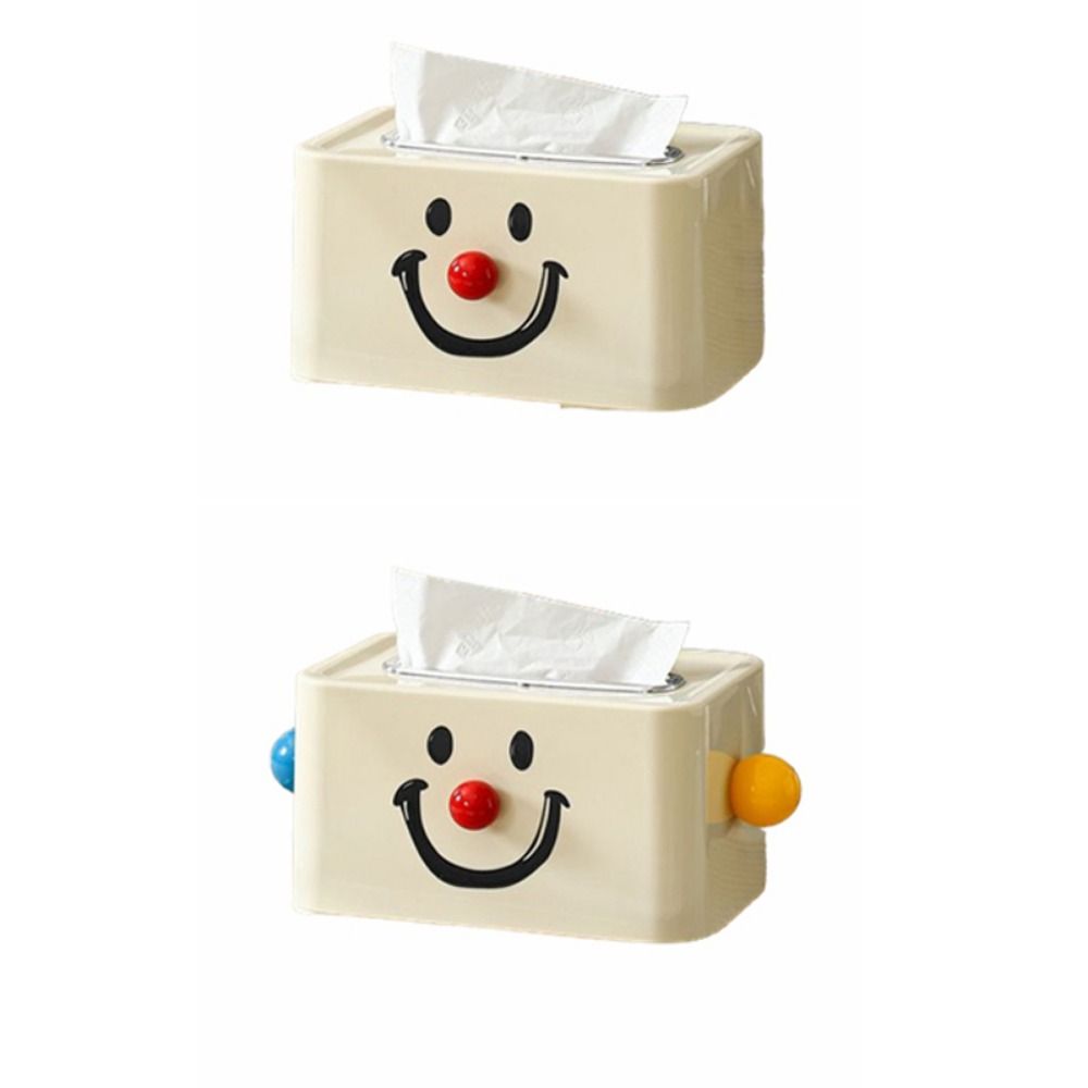 Creative Paper Holder Plastic Tissue Case Cover Gift Clown Tissue Box Bathroom