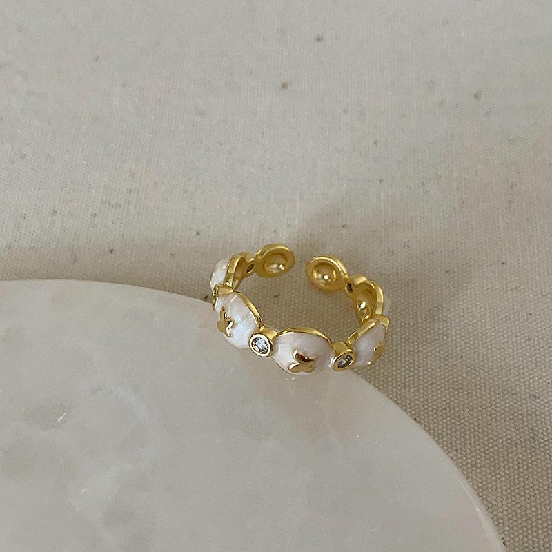 Кольцо с милой бабочкой, цветком, фиолетовым маслом, каплей, женское, нишевое, индивидуальное, высокое чувство, простое, универсальное, модное кольцо