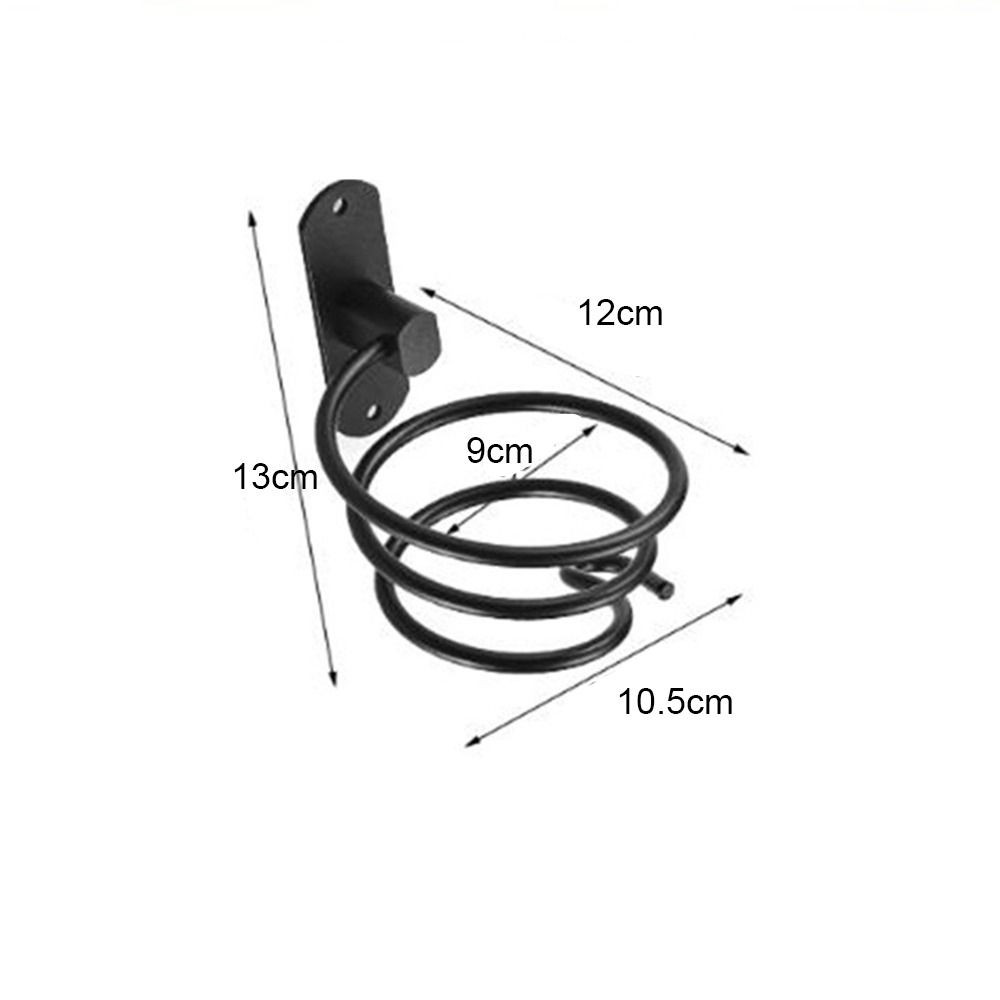 Алюминиевый держатель для фена, долговечный спиральный держатель, настенный органайзер для дома
