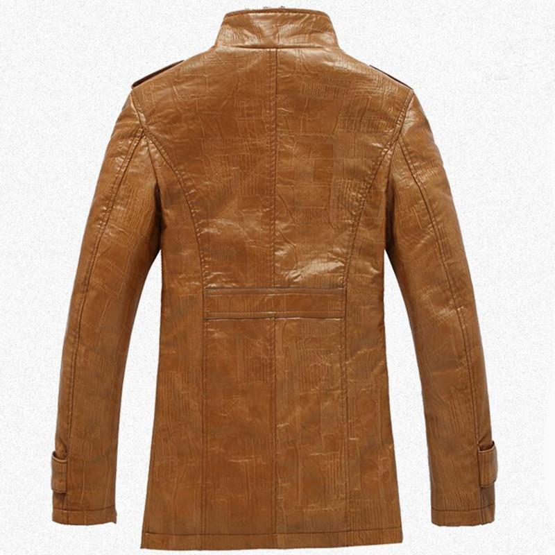 Кожаная куртка мужская толстая искусственная кожаная куртка мужская повседневная зимняя флисовая куртка из искусственного меха