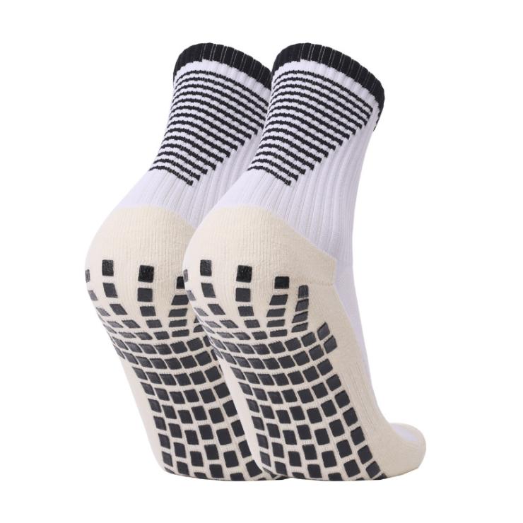 2022 NO MOQ Sports Grip Soccer Anti Slip Socks Men Custom Logo Athletic Crew Non-Slip Football Socks