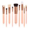 9шт. Набор кистей для макияжа. Кисть для тонального крема. Кисть для теней. Синтетический набор кистей для макияжа.