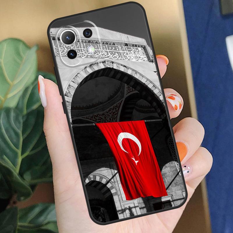 Турция Турецкий флаг Чехол для Xiaomi 15 14 Ultra 13T 14T 15T Pro 17 Pro Max POCO F8 F7 F5 F6 X5 X6 X7 Pro Чехол