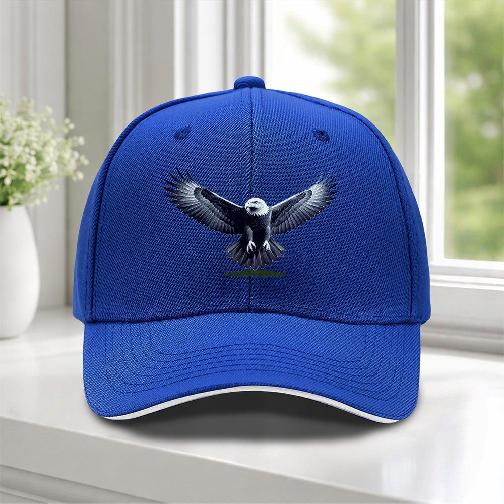 Adjustable Duckbill Baseball Cap with SpreadingWings Eagle Design  Lightweight for Weddings Parties Golf Cycling Outdoor