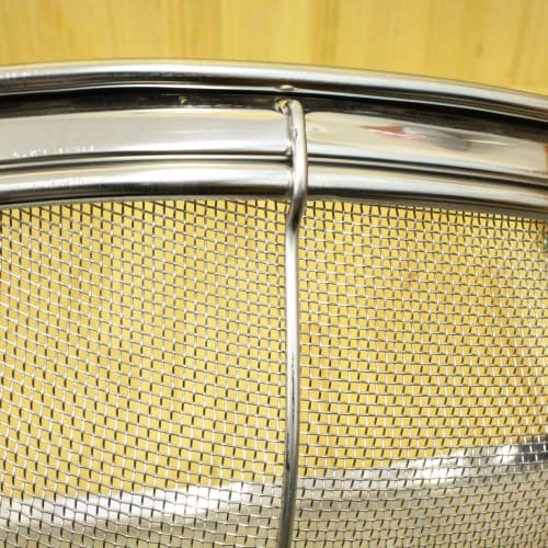 Large Turtle-shaped Strainer for 5 Sho (18-8 Stainless Steel)