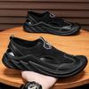 Fashion Men's Sports Sandals 2024 Summer New Mesh Breathable Anti Slip Comfortable Soft Bottom Casual Beach Shoes Zapatillas De Hombre