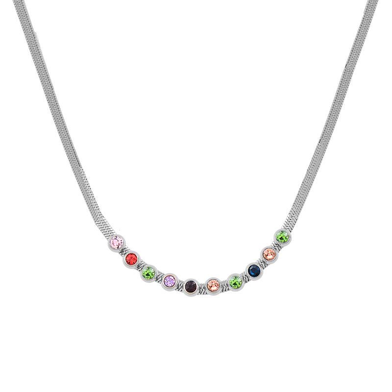 Круглая цепочка из вермикулита из титановой стали