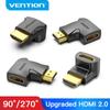 Vention HDMI Adapter 90 270 Degree HDMI Male To HDMI Female Converter 4K HDMI Connector for HDTV PS4 Lptop TV BOX HDMI Extender