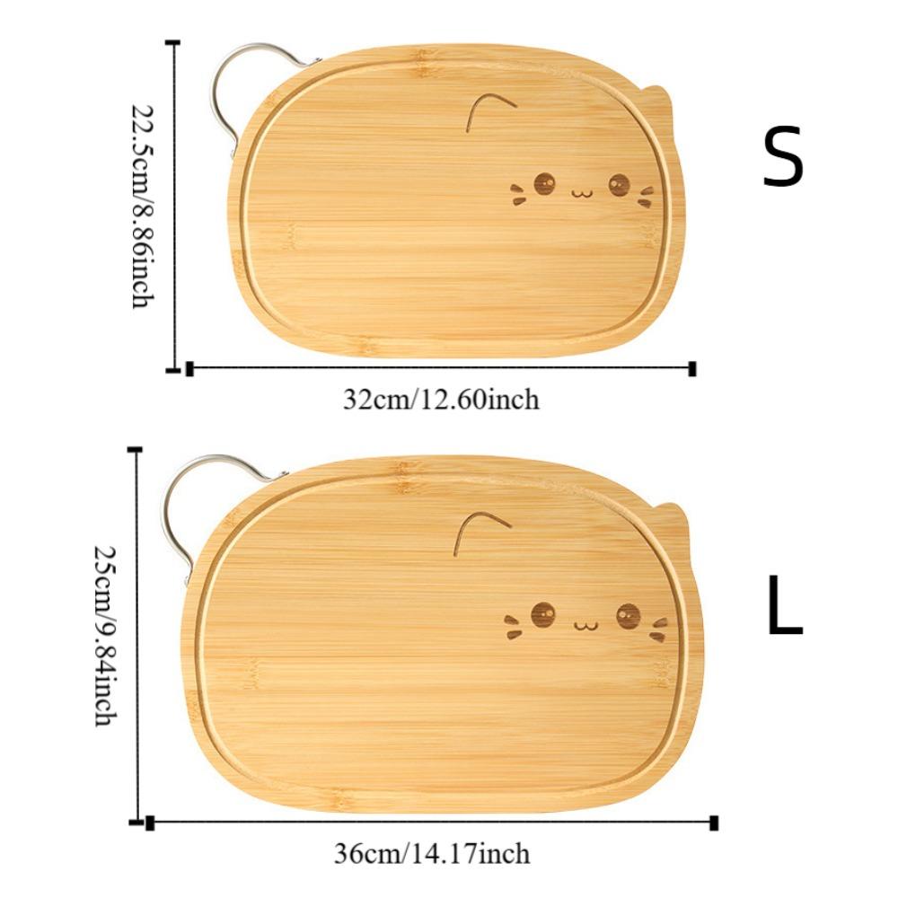 Cartoon Pattern Chopping Board Wood Chopping Blocks Cute Cutting Board  Bread