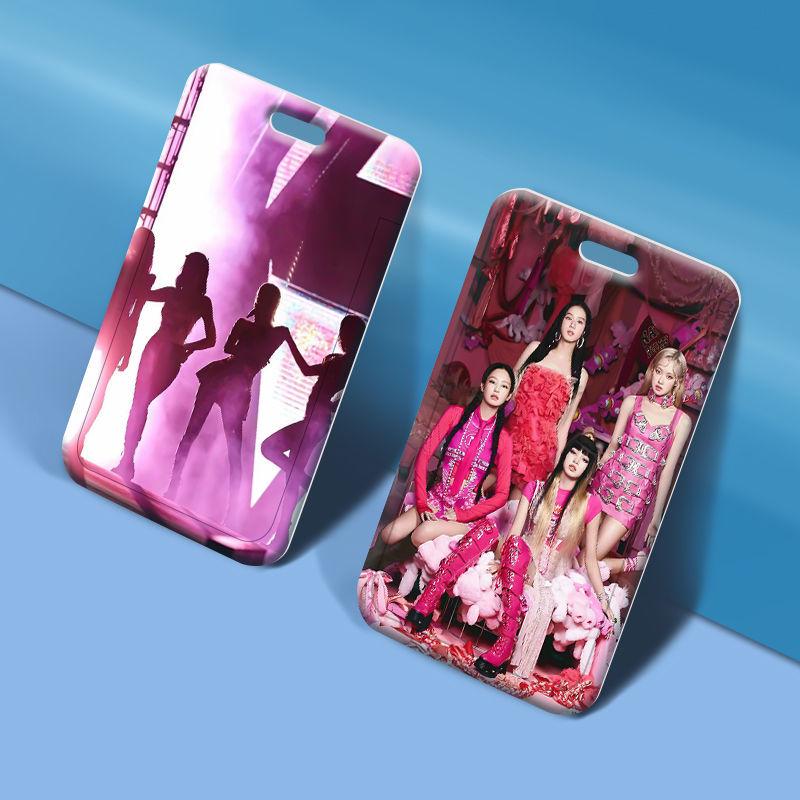 Силиконовый держатель для карт Blackpink для студенческого или рабочего удостоверения