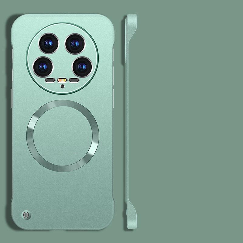 Для Magsafe Magnetic Frameless Phone Case для Xiaomi 14 Pro 13 Ultra Coque Wireless Charging Magsafe Borderless Cover для Mi 14 Ultra 13 Pro Fundas